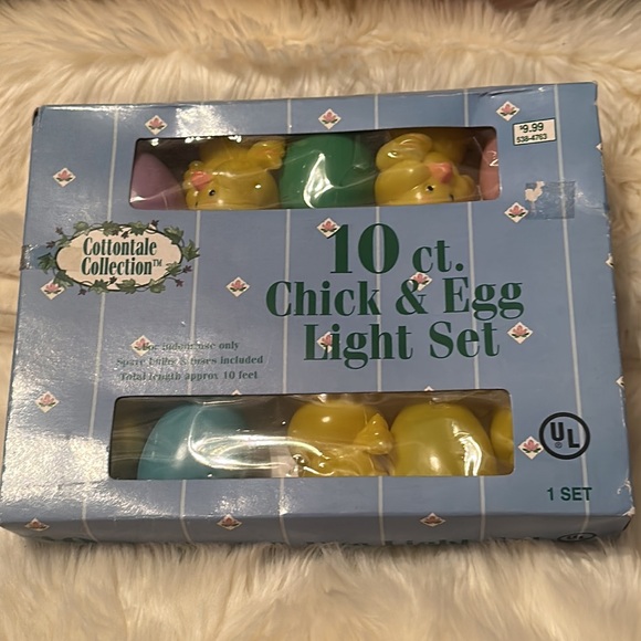 Vintage chick & egg light set New in box - Picture 7 of 7